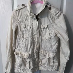 Eddie Bauer Women's Cream Utility Jacket